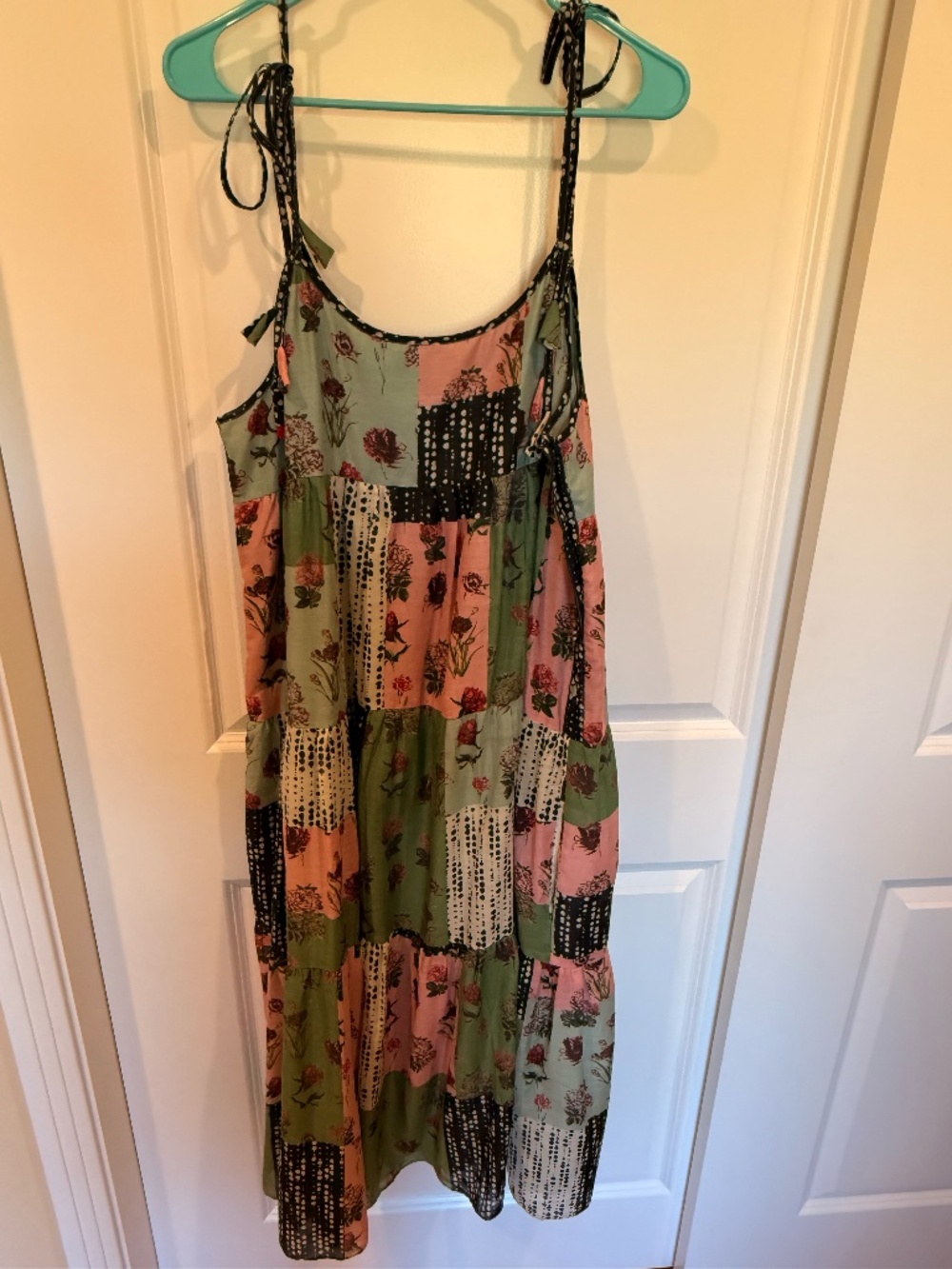 Anthropologie summer maxi dress, size L